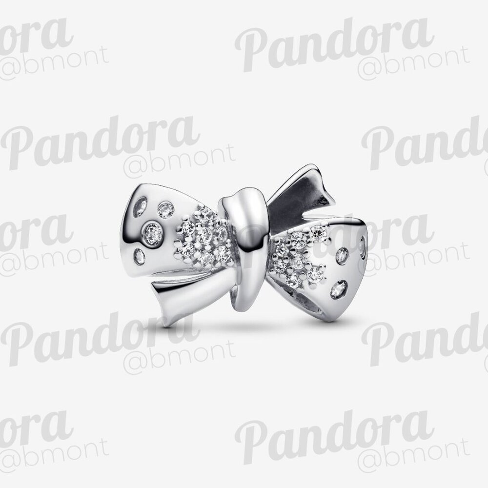 Pandora Sparkling Bow Charm